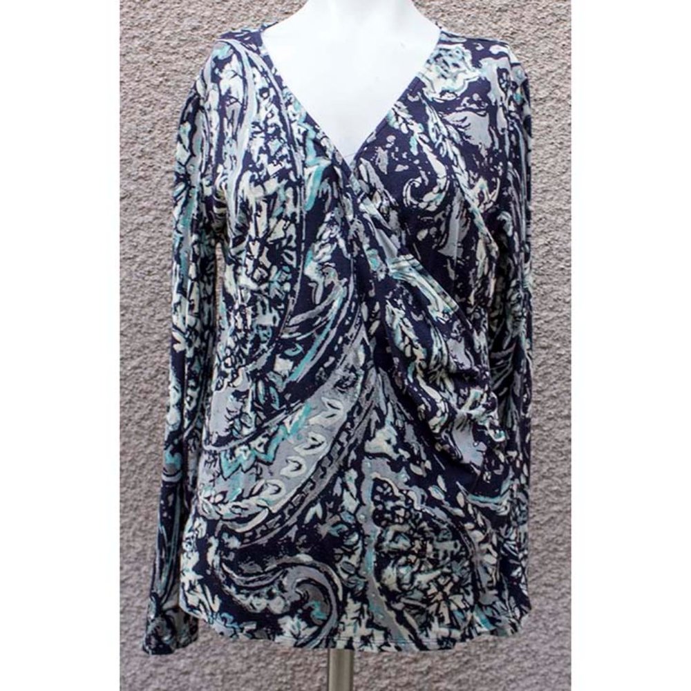 Coldwater Creek Top Long Sleeve Woman Size S 8